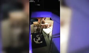 Smoking Blonde Screams During Hardcore Interracial BBC