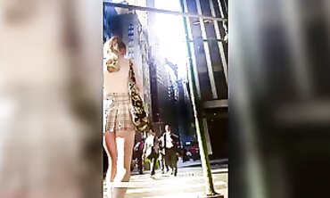Upskirt View of Doofy in a Mini Microskirt