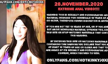 Hotkinkyjo's Ultra-Kinky Anal Play With Vibrator And Big Tits