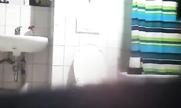 Hidden Cam: Girlfriend Trio Lingerie Party Bathroom Voyeur