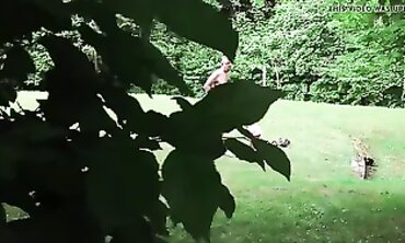 Angelika Cristal Gets Nailed in the Park