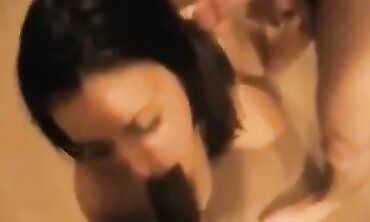 Hotwife Sucks Ebony Stud While Husband Watches
