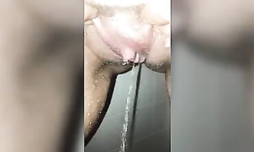 POV: Love's Golden Mature Pussy Peeing