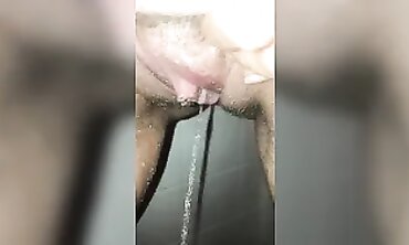 POV: Love's Golden Mature Pussy Peeing