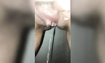 POV: Love's Golden Mature Pussy Peeing