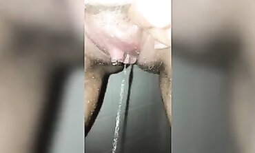 POV: Love's Golden Mature Pussy Peeing
