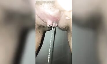 POV: Love's Golden Mature Pussy Peeing