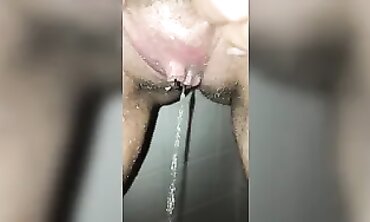 POV: Love's Golden Mature Pussy Peeing