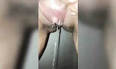 POV: Love's Golden Mature Pussy Peeing