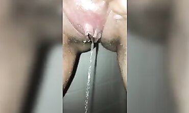 POV: Love's Golden Mature Pussy Peeing