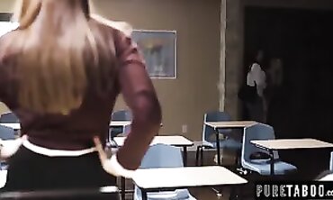 Dyke Professor Threesome with Step-Milf and Step-Daughter