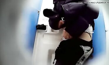 Voyeur: Inexperienced Granny Torn Up in Public Toilets
