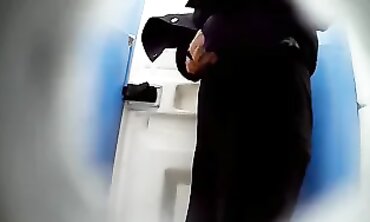 Voyeur: Inexperienced Granny Torn Up in Public Toilets