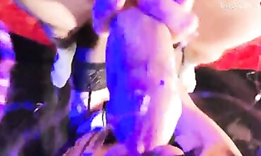 POV: Spunky Maid Gargles Boss's Cock After Cleaning