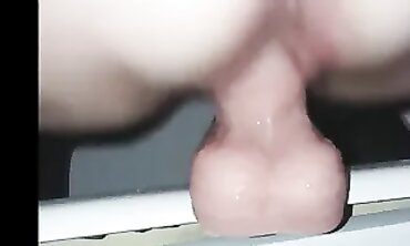 Russian BBW Loves Sex Toy After Work