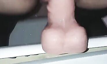 Russian BBW Loves Sex Toy After Work