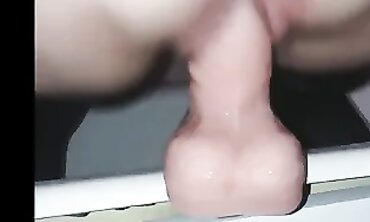 Russian BBW Loves Sex Toy After Work