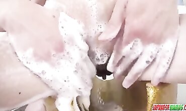 Miina Kanno Takes a Hard Cock in the Bathroom