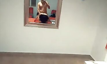 Amateur Asian Brunette Gets Wet in Hotel with Her Uncle