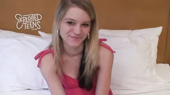 POV Casting Couch: Nubile College Girl's First Amateur Audition