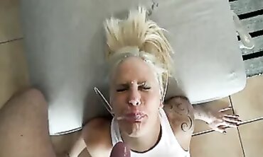 German milf FINEST OF FACIALS Compilation