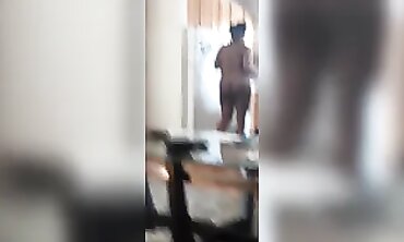 Busty Black MILF Goes Bare With Stepson