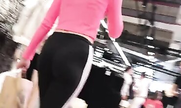 Petite Candy in Tight Pants and Thong