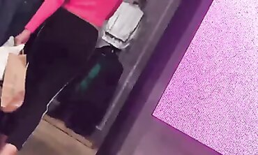 Petite Candy in Tight Pants and Thong