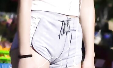 Arse into Cutoffs Bonus Downblouse