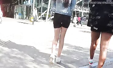 Candid Upskirt View of a Nineteen Year Old's Big Ass