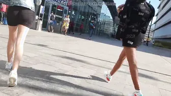 Candid Upskirt View of a Nineteen Year Old's Big Ass