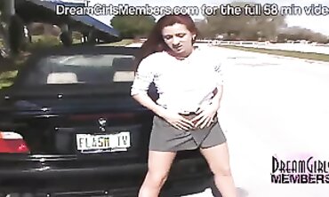 Latina Goddess Shows Off Massive Knocker In Risky Outdoor Upskirt