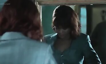 Rihanna's Sexy Striptease at The Bathroom - Hot Blonde Teen Exposed