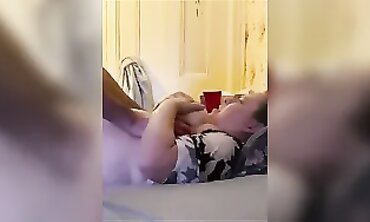 Hot Milf Sensual Blowjob & Creampie with Husband's Big Dick