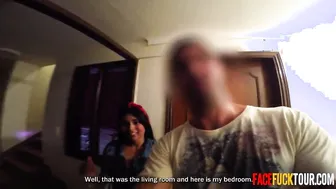 Latina Tinder Cutie Gets Face Fucked and Deepthroated