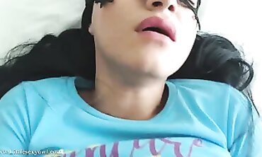 POV Creampie: Penetrating My Busty, Petite Stepdaughter While She Was Alone