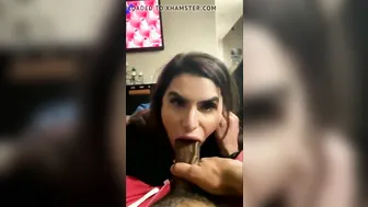 POV Deep Throat on a Thick BBC