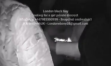 Ebony BBW London Rides Hard in the Uber Back Seat