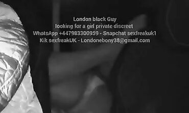 Ebony BBW London Rides Hard in the Uber Back Seat
