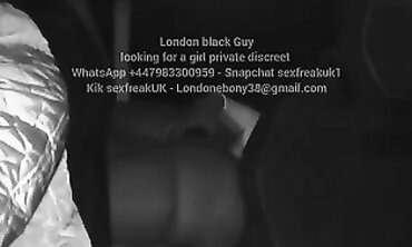 Ebony BBW London Rides Hard in the Uber Back Seat