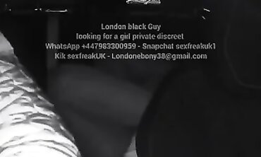 Ebony BBW London Rides Hard in the Uber Back Seat