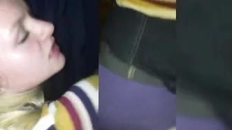 Dumb Blonde Strips Bare For Her Older Boyfriend