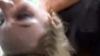 Lilli Vanilli: German MILF Takes a Rough Deep Throat
