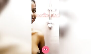 Indian College Girl Reveals Boobs On Webcam Call