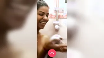 Indian College Girl Reveals Boobs On Webcam Call