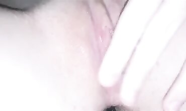 Innocent Amateur Girl Masturbates Into The Night