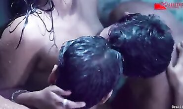 Indian MILF Threesome With Her Friends