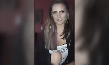 Blonde With Crimson Eyes Gives Muddy Blowjob To Tinder Match