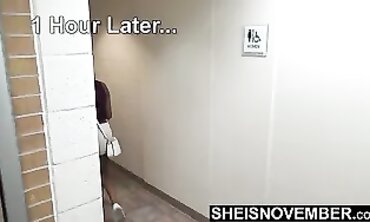 Black College Girl's Surprise Creampie