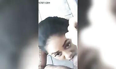 African Amateur Gives Blowjob And Gets A Facial